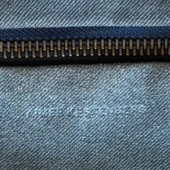 Aimee Kestenberg Milan Med Blue Denim Brass Tone Hardware Festival Bum Belt Bag - Picture 2 of 8